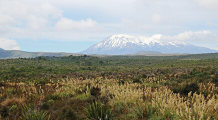 Mt Ruapehu in Tongariro NP - New Zealand