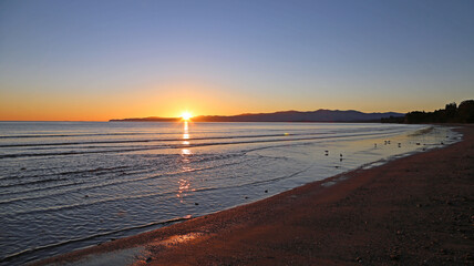Sunrise on Golden Bay - New Zealand