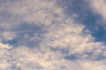 Fototapeta premium The texture of the clouds in the sky. Beautiful sky background.
