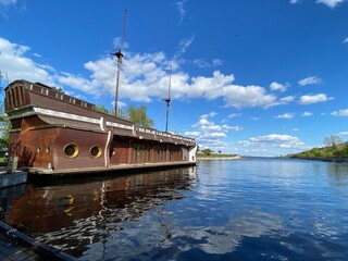 boat on the river