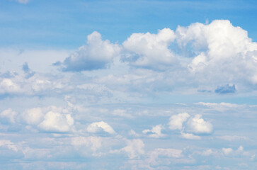 Fototapeta premium White clouds in blue sky