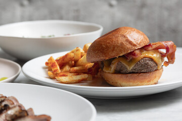 Meal at fine dining restaurant