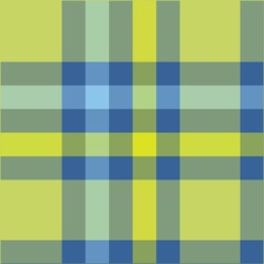 Illustration vector plaid fabric texture with colors Fashion design