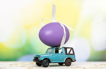 Happy Easter holiday card	
