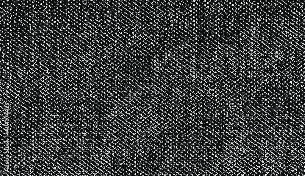 Poster vector fabric texture. distressed texture of weaving fabric. grunge background. abstract halftone ve