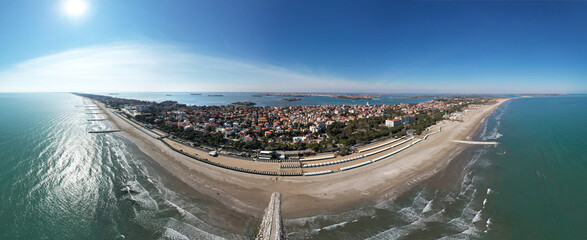 Lido di Venezia - Strand, Architektur - Panorama © P.S.DES!GN