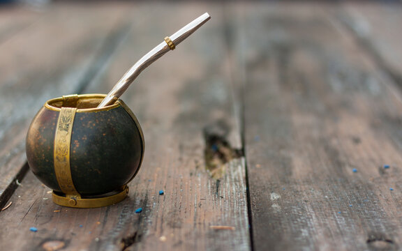 Yerba mate - tykwa (matero) i bombilla