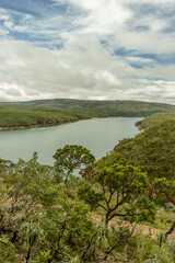 Obraz premium Natural landscape of the city of Capitólio, State of Minas Gerais, Brazil