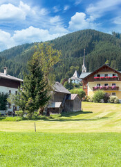 Village of Gosau in Austria