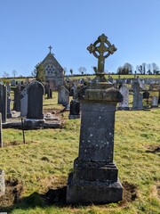 Fototapeta premium Graveyard of St. Mary's and St. Laurence's Church, Crookstown, Co. Kildare