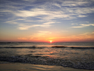 Beach sunset at Destin Florida