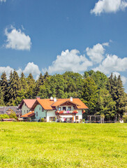 Village of Gosau in Austria