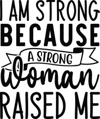 Strong Woman Svg Design