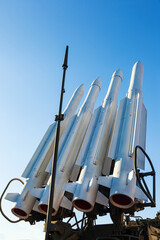 Ground-to-air self-propelled medium-range anti-aircraft missile system to combat maneuvering...