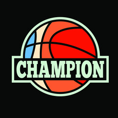 Basketball Typography High-Quality T-shirt Design Template, Sticker, Jersey, Logo