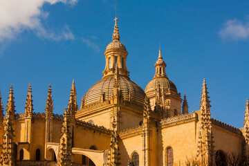 Catedral de Segovia, en la ciudad de Segovia, Castilla y León, España.