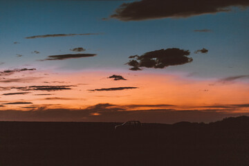 atardecer dorado