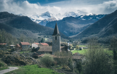 Ercé, village pyrénéen dans le département de l'Ariège