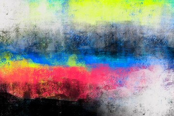 Freedom style hand drawing doodle colorful abstract illustration background can use for modern art, personal, business card design, wallpaper. Paint from my imagination. Kids painted. Pastel