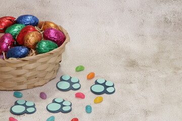 Cesta de Ovos - Coelho da Páscoa / Happy Easter