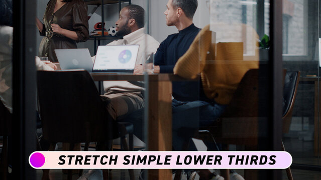 Stretch Simple Lower Thirds