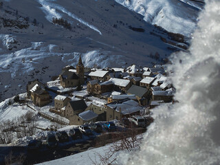 winter in the village