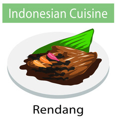 Rendang, Indonesian Food
