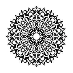 Hand drawn mandala. decoration in ethnic oriental  doodle ornament.
