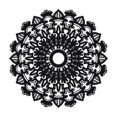 Hand drawn mandala. decoration in ethnic oriental  doodle ornament.
