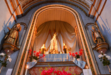 Innenansicht der Kirche von São Francisco, Tomar/Portugal
