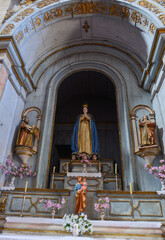 Innenansicht der Kirche von S&atilde;o Francisco, Tomar/Portugal