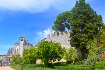 Fototapeta na wymiar Convento de Cristo (Christuskloster) in Tomar, Portugal