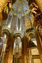 Die Rundkirche im Christuskloster Convento de Cristo in Tomar, Portugal