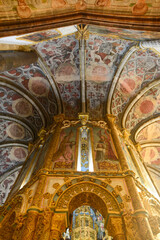 Die Rundkirche im Christuskloster Convento de Cristo in Tomar, Portugal