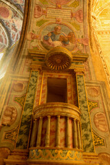 Die Rundkirche im Christuskloster Convento de Cristo in Tomar, Portugal