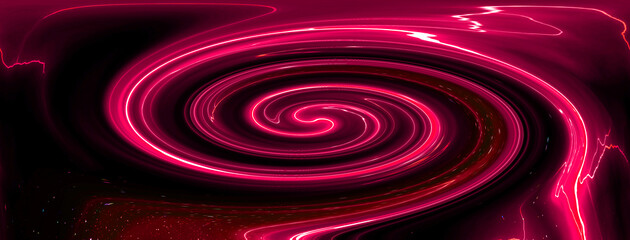 Red abstract background with circles