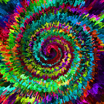 Colorful Abstract Design, Circle Background Image
