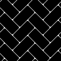 Black tiles floor