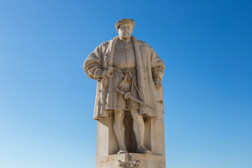 King Joao III statue in Coimbra