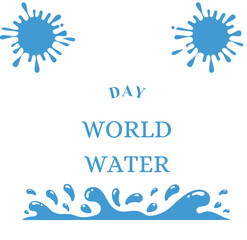 World Water Day. Vector illustration