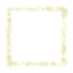 Christmas and New Year snowflakes