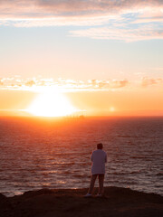 Fototapeta premium Sunset at cali Bay 