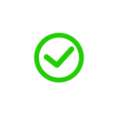 approval sign tick design vector. check mark ok. green check mark valid