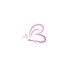 Butterfly logo icon design vector