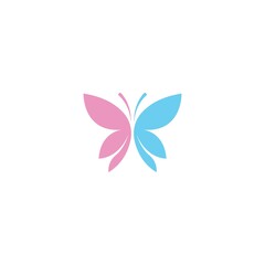 Butterfly logo icon design vector