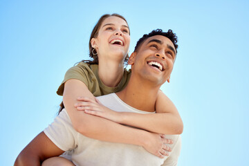 Summer is our favourite season. Shot of a young couple enjoying a day at the beach.