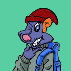 fox hypebeast illustration