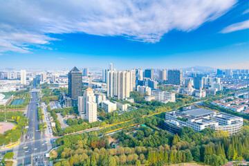 Fototapeta premium Urban scenery of Jiangyin City, Jiangsu Province, China