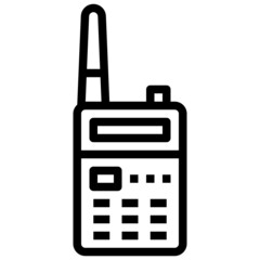 WALKIE TALKIE line icon,linear,outline,graphic,illustration