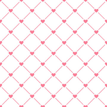 seamless pattern with hearts